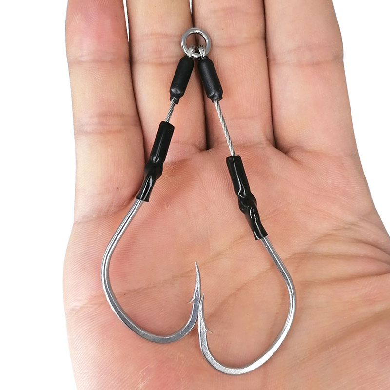 Fishing Hook Assortment - 2 pares/saco lento rápido jigging gancho