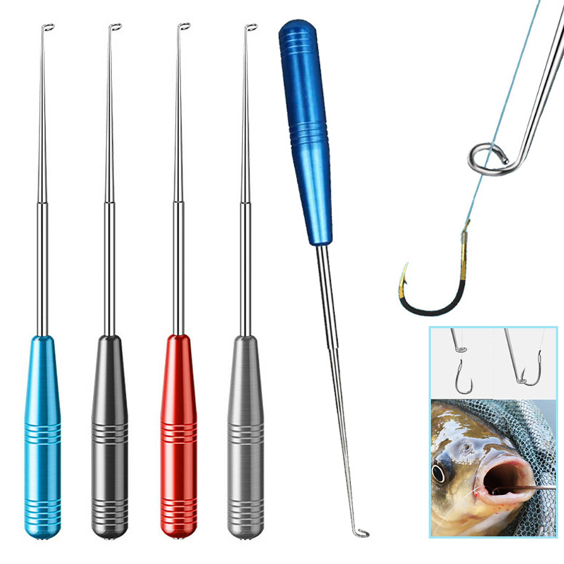 Fishing Hook Sharpener - Extrator de segurança de aço inoxidável,