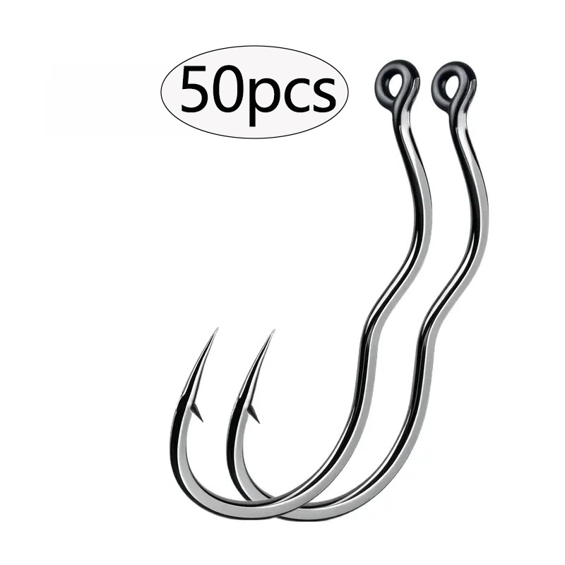 Fishing Hook Assortment - 50 pçs durável automático flip alto