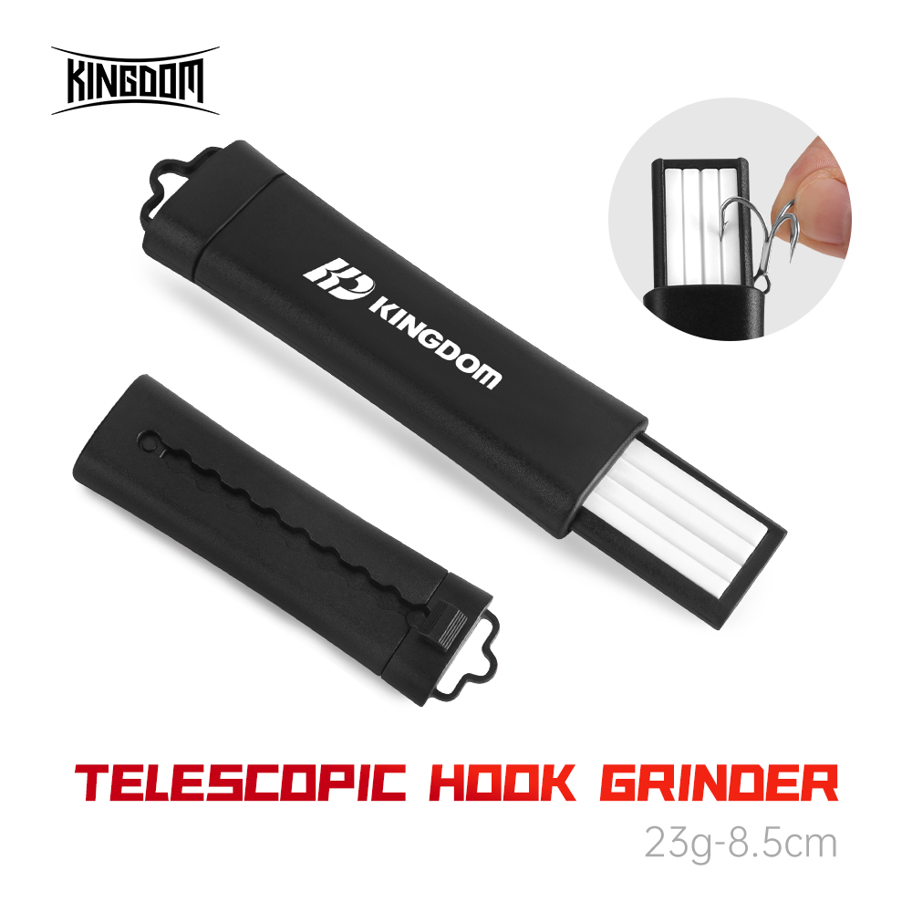 Fishing Hook Sharpener - Yoofish moedor de gancho telescópico de