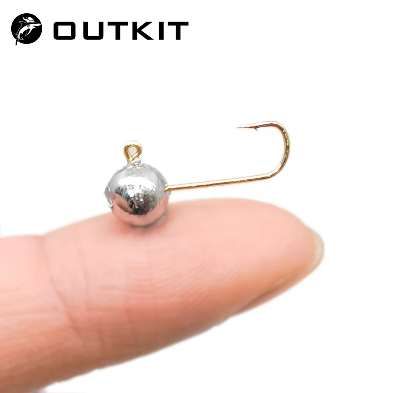Outhit 10 pçs mini gabarito ca - Fishing Hook Offset avaliação e preço