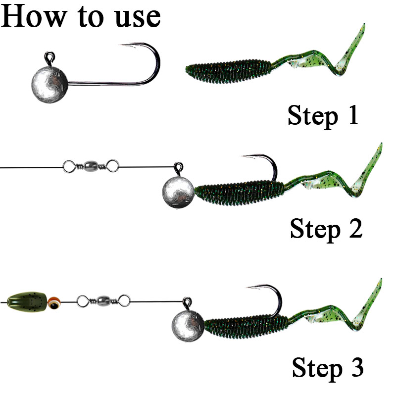 10 pçs/lote Jig Head Gancho De - Fishing Hook Offset avaliação e preço