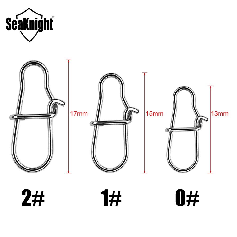 SeaKnight 50 Peças/Lote Conect - Fishing Hook Stainless Steel avaliação e preço