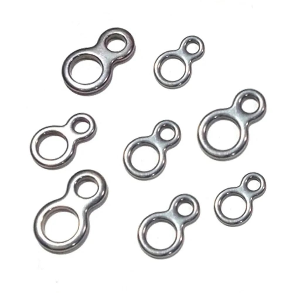 10 Peças Anéis Sólidos de Aço  - Fishing Hook Jig avaliação e preço