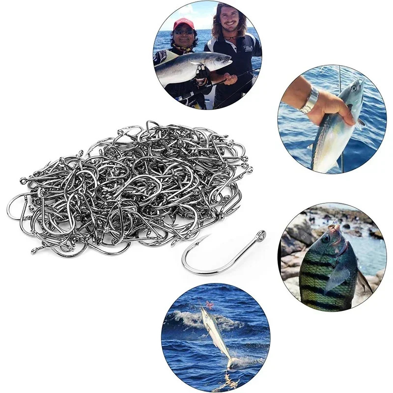 50-1600 unidades/caixa anzóis  - Fishing Hook Barbless avaliação e preço