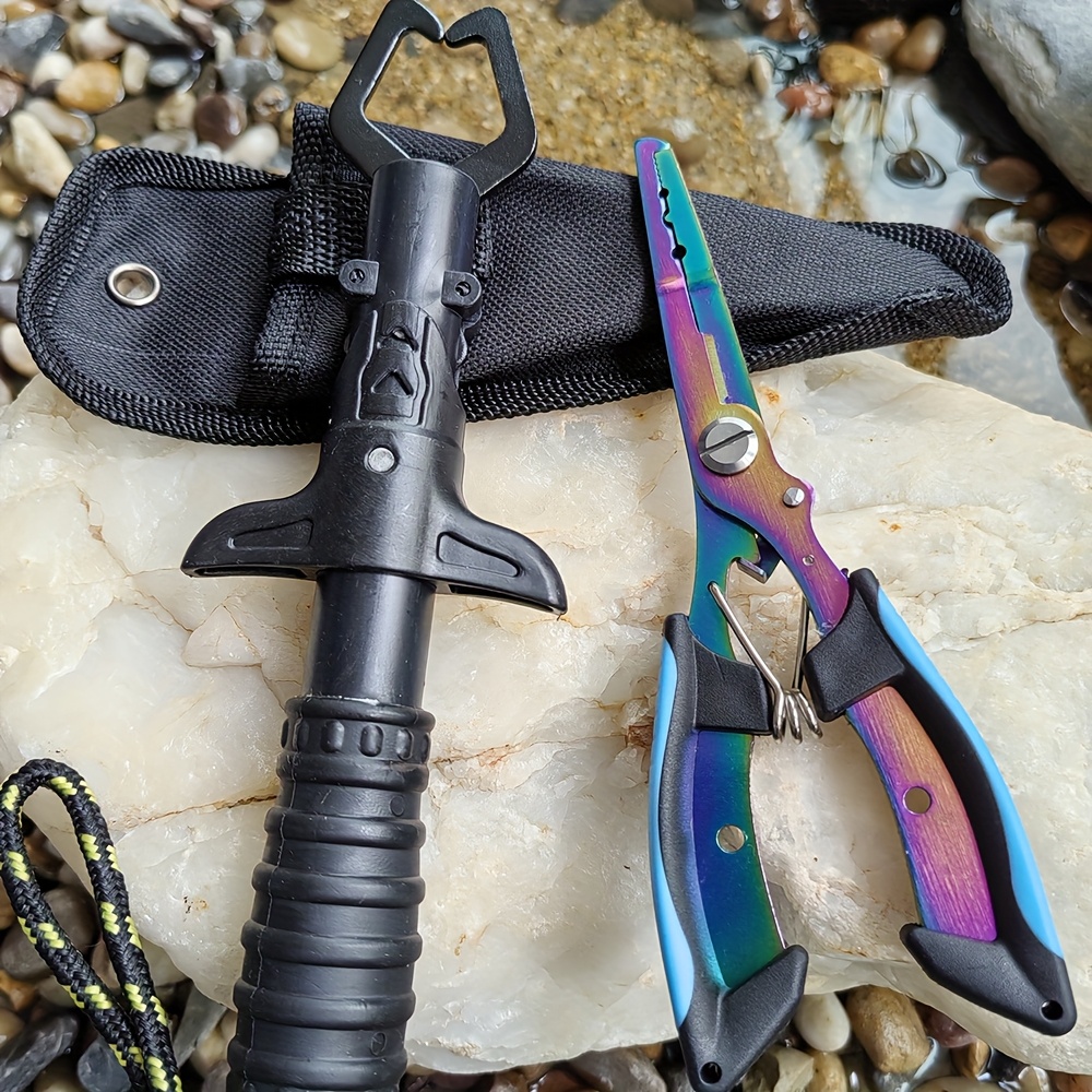 Conjunto de Alicates e Pegador - Fishing Hook Stainless Steel avaliação e preço