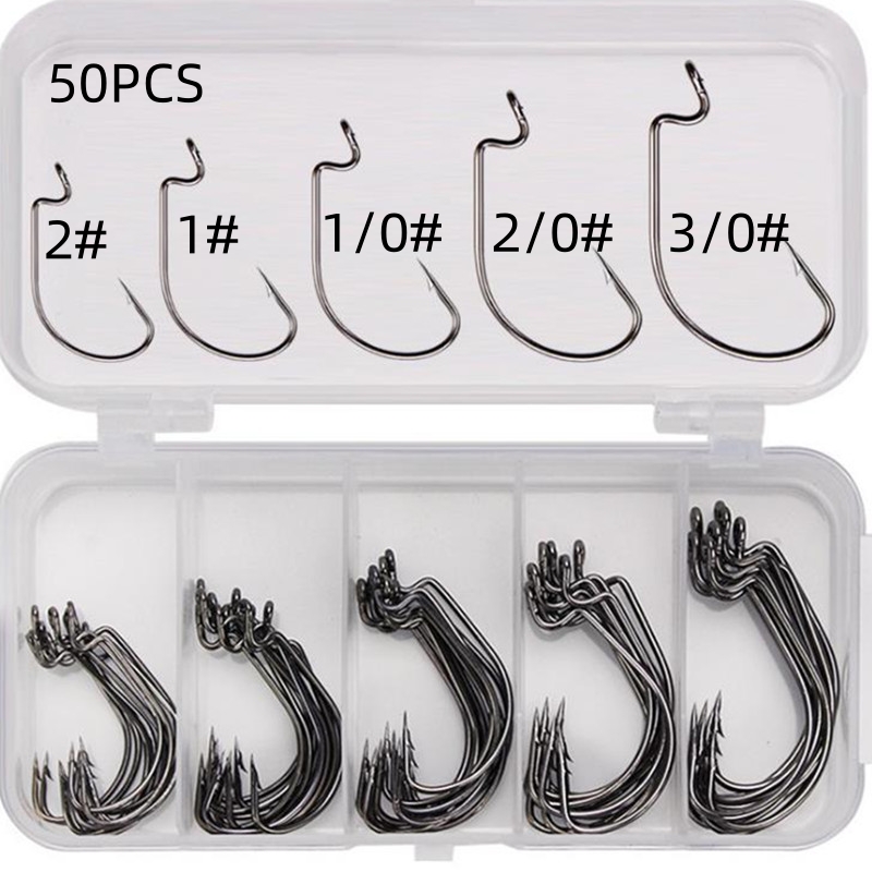 Caixa com 50 Anzóis de Pesca e - Fishing Hook Box avaliação e preço