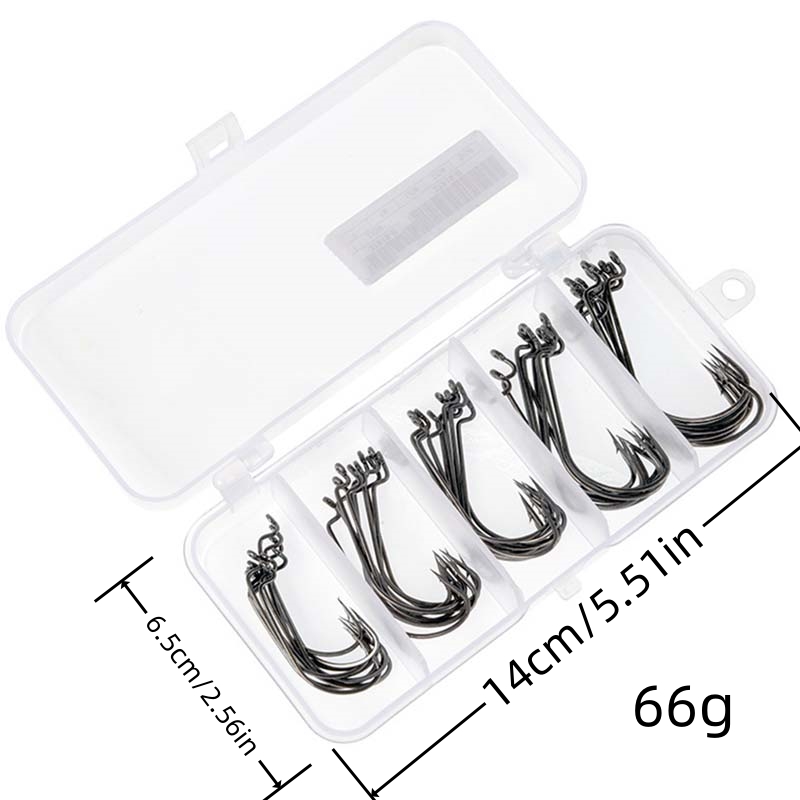 Caixa com 50 Anzóis de Pesca e - Fishing Hook Box avaliação e preço
